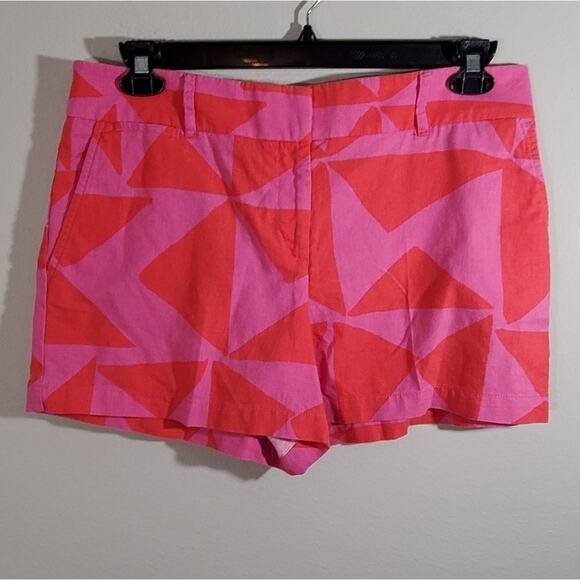 LOFT Pants - Loft linen blend geometric shorts size large